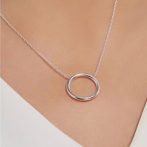 Sterling Silver Karma Necklace